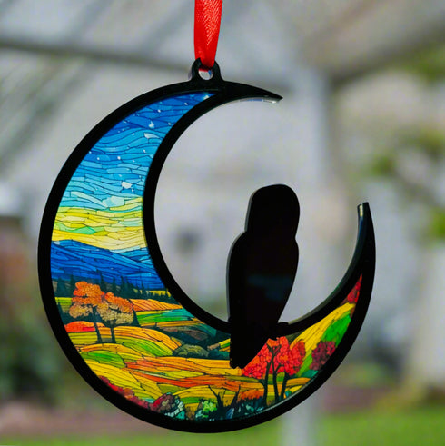 Owl Moon Suncatcher